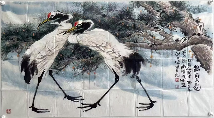 作者：钱行健&nbsp;花鸟&nbsp;￥：协商&nbsp;单击鼠标查看大图！