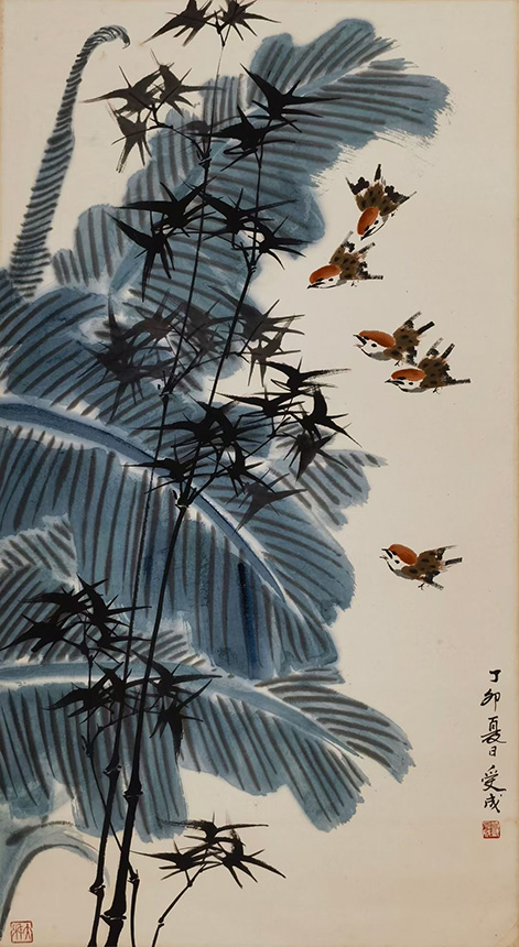 作者：邱受成&nbsp;花鸟&nbsp;￥：协商&nbsp;单击鼠标查看大图！