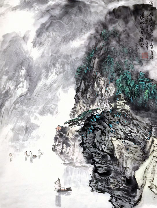 作者：卢星堂&nbsp;山水 &nbsp;￥：协商&nbsp;单击鼠标查看大图！