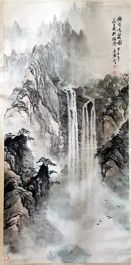 作者：吴俊圣&nbsp;山水 &nbsp;￥：协商&nbsp;单击鼠标查看大图！