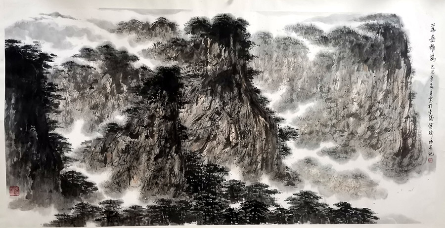 作者：傅瑜明&nbsp;山水 &nbsp;￥：协商&nbsp;单击鼠标查看大图！