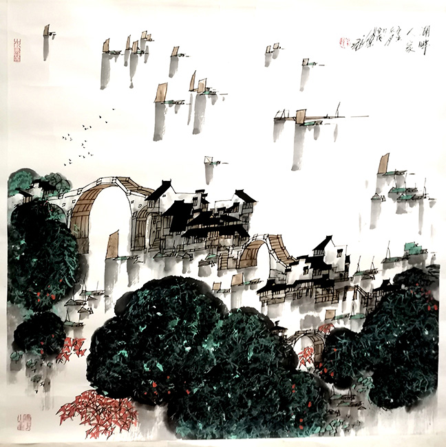 作者：叶维&nbsp;山水&nbsp;￥：协商&nbsp;单击鼠标查看大图！