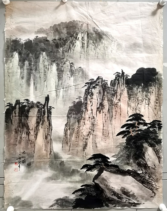 作者：施一岫&nbsp;山水 &nbsp;￥：协商&nbsp;单击鼠标查看大图！