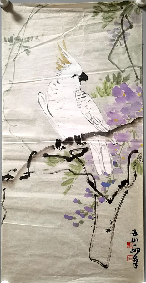 作者：施一岫&nbsp;花鸟&nbsp;￥：协商&nbsp;单击鼠标查看大图！