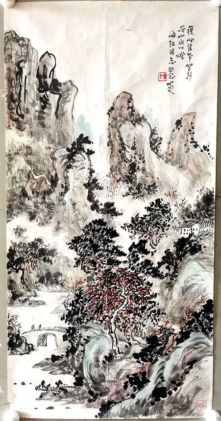 作者：程啸天&nbsp;山水 &nbsp;￥：协商&nbsp;单击鼠标查看大图！