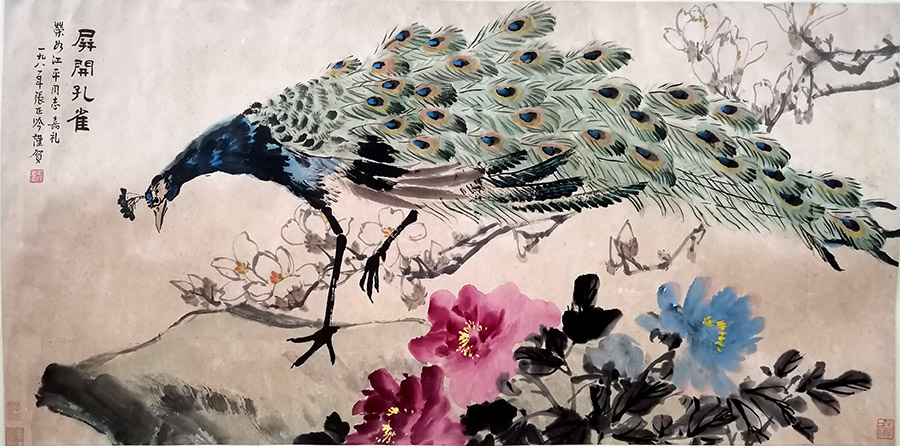 作者：张正吟&nbsp;花鸟&nbsp;￥：协商&nbsp;单击鼠标查看大图！