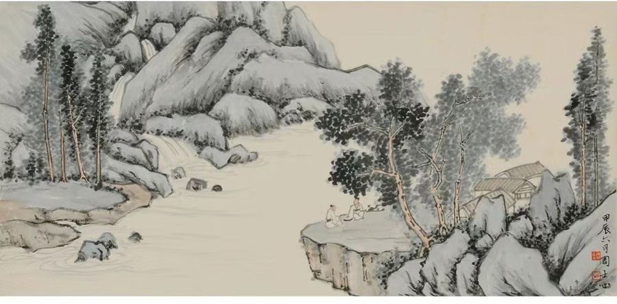 作者：周士心&nbsp;山水 &nbsp;￥：协商&nbsp;单击鼠标查看大图！