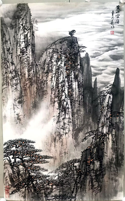 作者：童乃寿&nbsp;山水&nbsp;￥：协商&nbsp;单击鼠标查看大图！