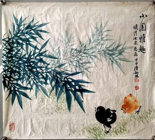 作者：唐献瑞&nbsp;花鸟&nbsp;￥：协商&nbsp;单击鼠标查看大图！