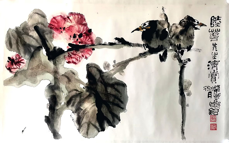 作者：邱炽铭&nbsp;花鸟&nbsp;￥：协商&nbsp;单击鼠标查看大图！