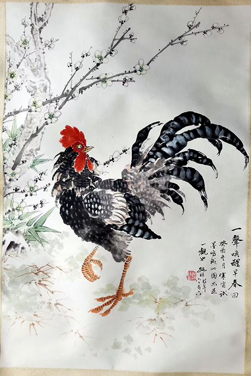 作者：秦绳祖&nbsp;花鸟&nbsp;￥：协商&nbsp;单击鼠标查看大图！