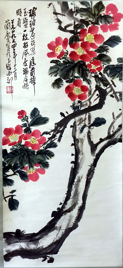 作者：曹简楼&nbsp;花鸟&nbsp;￥：协商&nbsp;单击鼠标查看大图！