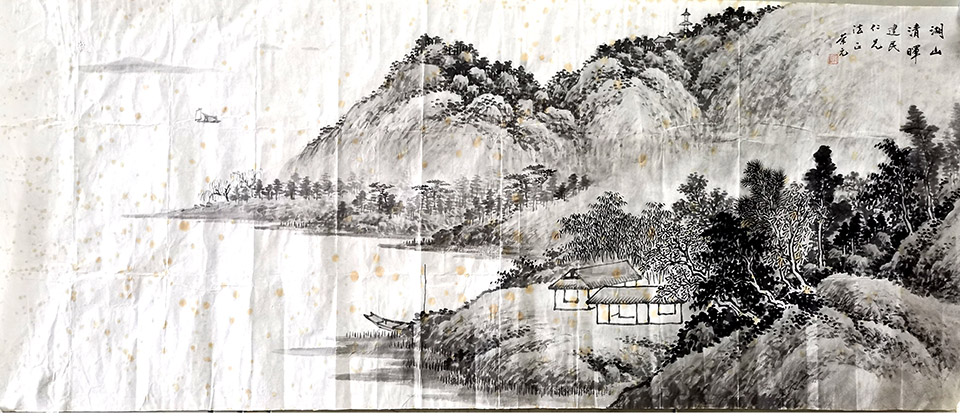 作者：顾荣元&nbsp;山水&nbsp;￥：协商&nbsp;单击鼠标查看大图！