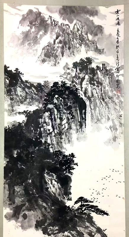 作者：魏万清&nbsp;山水 &nbsp;￥：协商&nbsp;单击鼠标查看大图！