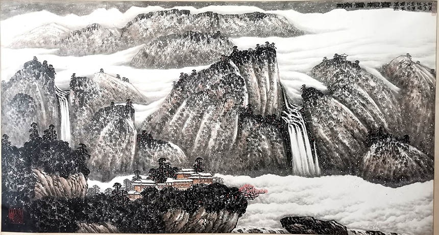 作者：洪维勤&nbsp;山水&nbsp;￥：协商&nbsp;单击鼠标查看大图！