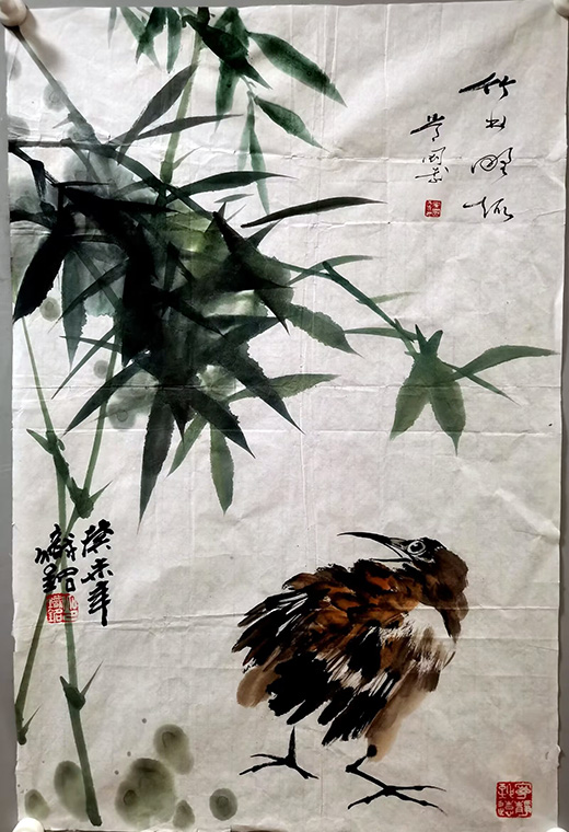 作者：邱炽铭&nbsp;花鸟&nbsp;￥：协商&nbsp;单击鼠标查看大图！