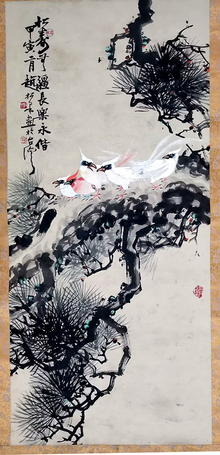 作者：赵松泉&nbsp;花鸟&nbsp;￥：协商&nbsp;单击鼠标查看大图！