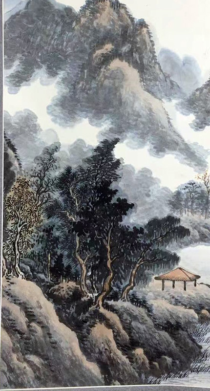 作者：顾荣元&nbsp;山水 &nbsp;￥：协商&nbsp;单击鼠标查看大图！