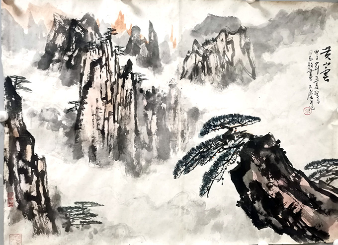 作者：宋玉麟&nbsp;山水&nbsp;￥：协商&nbsp;单击鼠标查看大图！