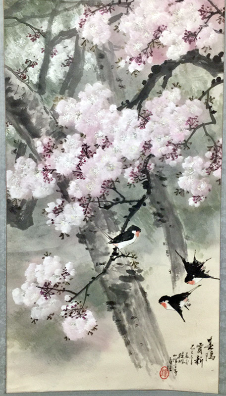 作者：张鐘&nbsp;花鸟&nbsp;￥：协商&nbsp;单击鼠标查看大图！