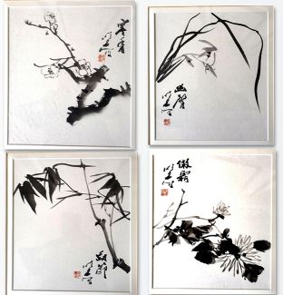 作者：谭以文&nbsp;梅兰竹菊&nbsp;￥：协商&nbsp;单击鼠标查看详细介绍！