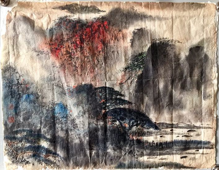 作者：卢星堂&nbsp;山水 &nbsp;￥：协商&nbsp;单击鼠标查看大图！