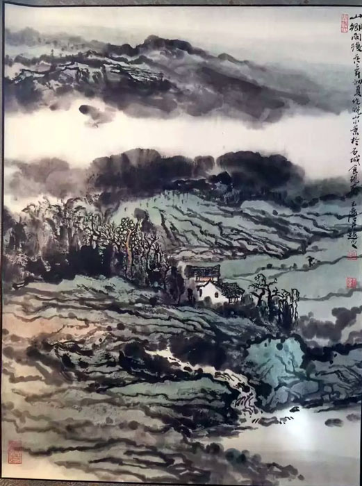 作者：宋玉麟&nbsp;山水  &nbsp;￥：协商&nbsp;单击鼠标查看大图！