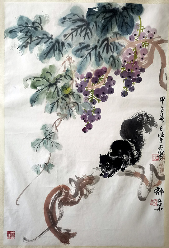 作者：郁文华&nbsp;花鸟&nbsp;￥：协商&nbsp;单击鼠标查看大图！