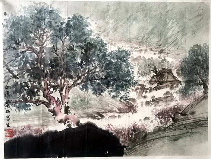 作者：华拓&nbsp;山水&nbsp;￥：协商&nbsp;单击鼠标查看大图！