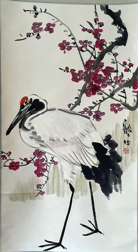 作者：张继馨&nbsp;花鸟&nbsp;￥：协商&nbsp;单击鼠标查看大图！