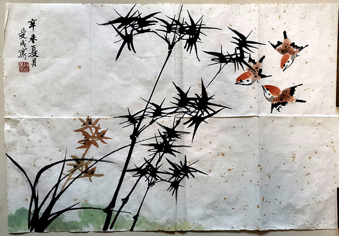 作者：邱受成&nbsp;花鸟&nbsp;￥：协商&nbsp;单击鼠标查看大图！