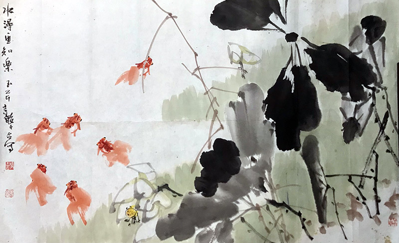 作者：张继馨&nbsp;花鸟&nbsp;￥：协商&nbsp;单击鼠标查看大图！