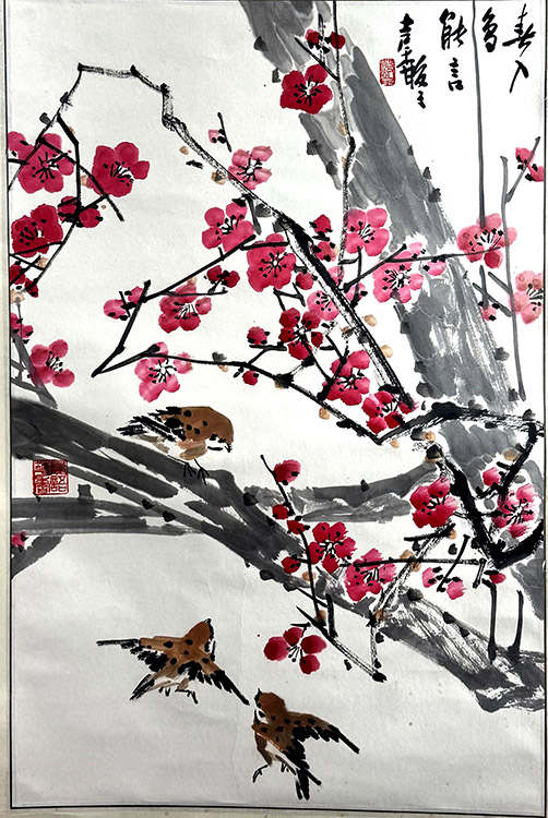 作者：张继馨&nbsp;花鸟&nbsp;￥：协商&nbsp;单击鼠标查看大图！