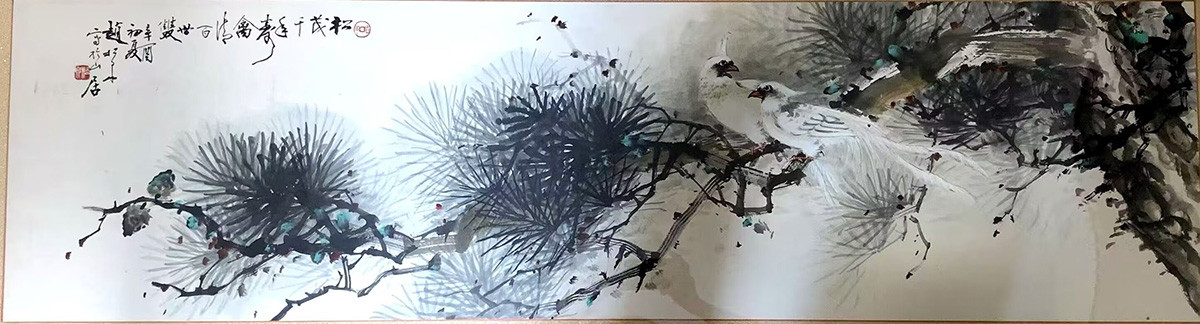 作者：赵松泉&nbsp;花鸟&nbsp;￥：协商&nbsp;单击鼠标查看大图！