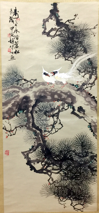 作者：赵松泉&nbsp;花鸟&nbsp;￥：协商&nbsp;单击鼠标查看大图！