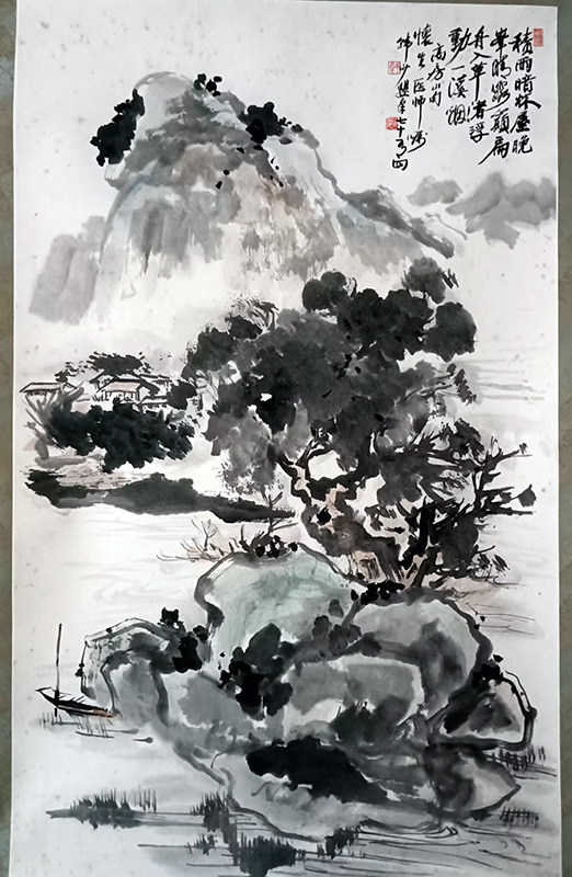 作者：韩少婴&nbsp;山水&nbsp;￥：协商&nbsp;单击鼠标查看大图！