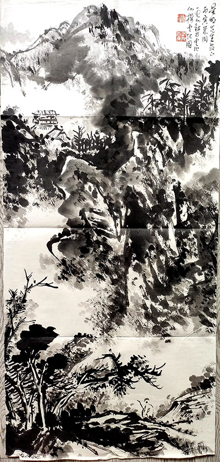 作者：钱持云&nbsp;山水 &nbsp;￥：协商&nbsp;单击鼠标查看大图！