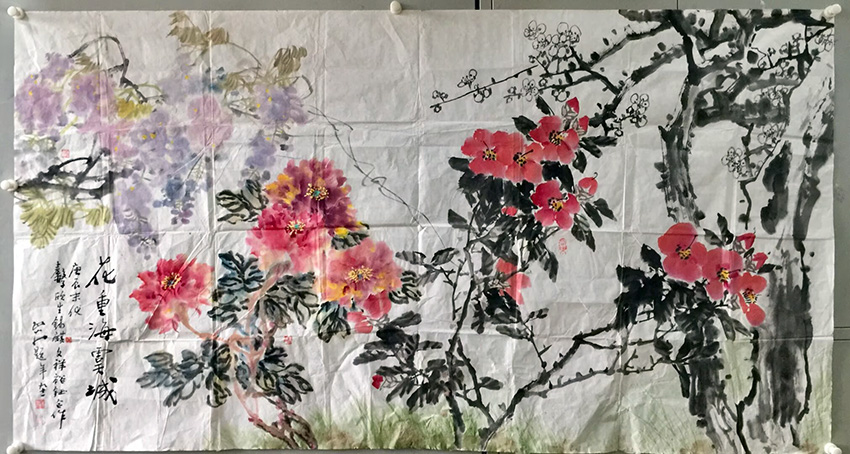 作者：张继馨&nbsp;花鸟&nbsp;￥：协商&nbsp;单击鼠标查看大图！