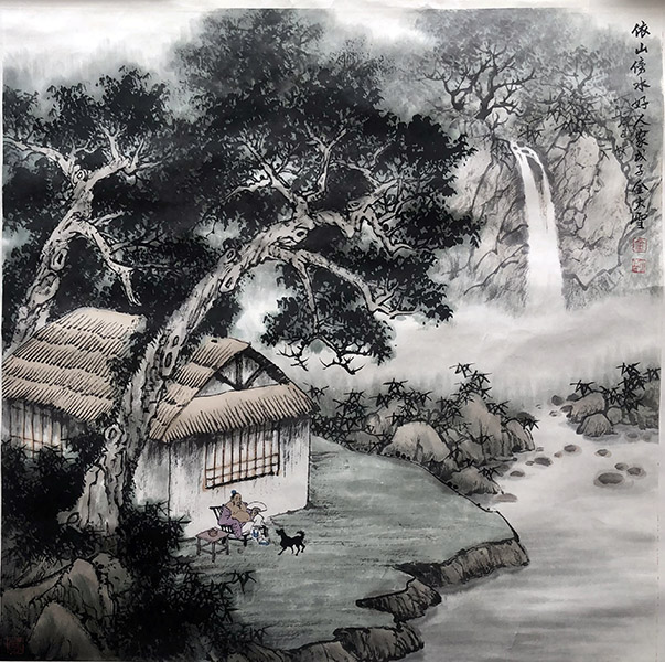 作者：金大雪&nbsp;山水&nbsp;￥：协商&nbsp;单击鼠标查看大图！