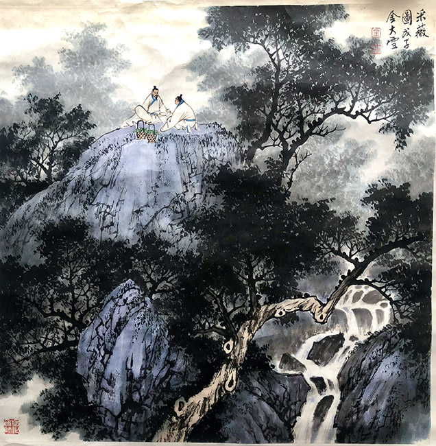 作者：金大雪&nbsp;山水&nbsp;￥：协商&nbsp;单击鼠标查看大图！